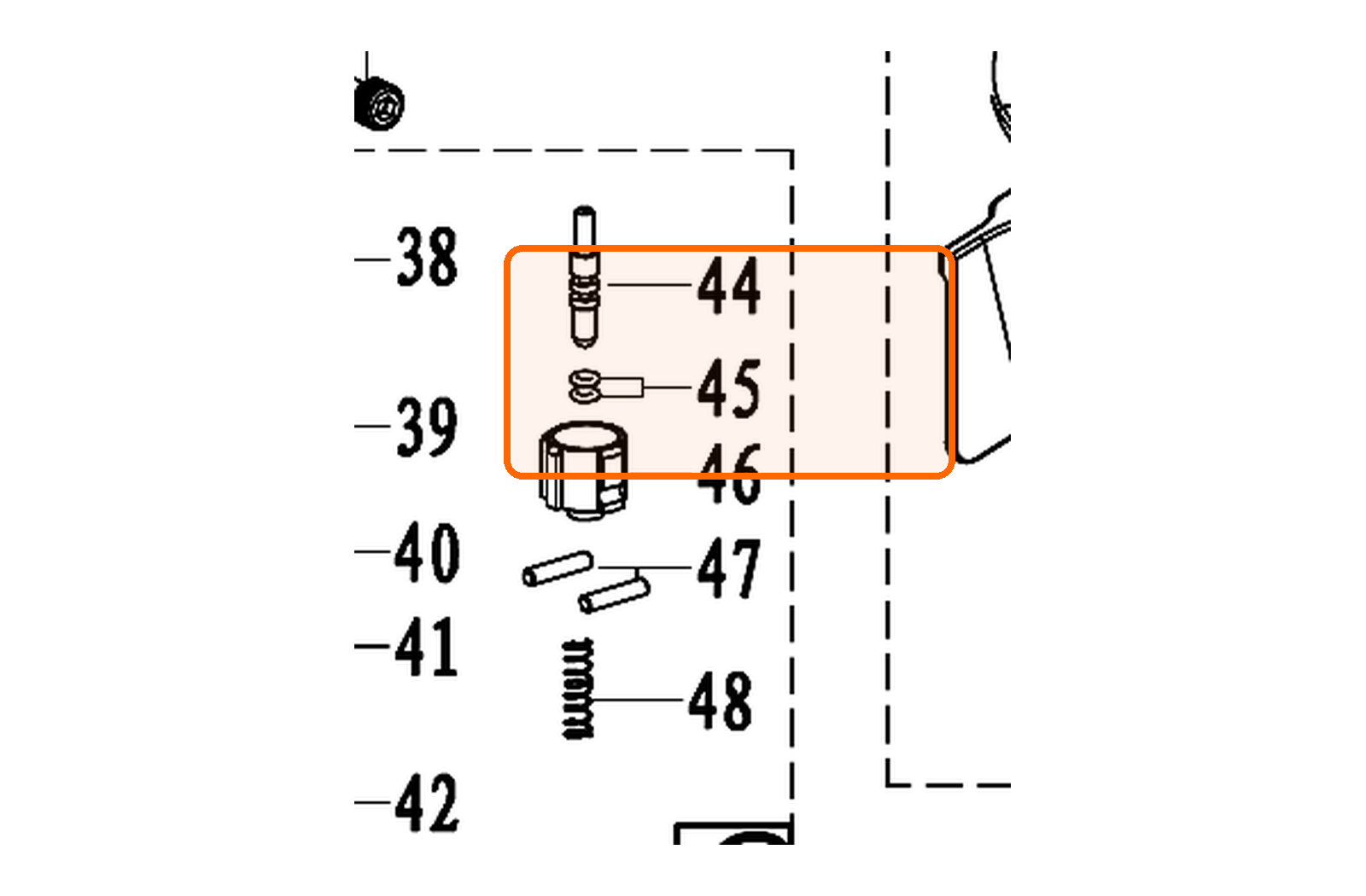Уплотнительное кольцо Ø2,5 × 1,4